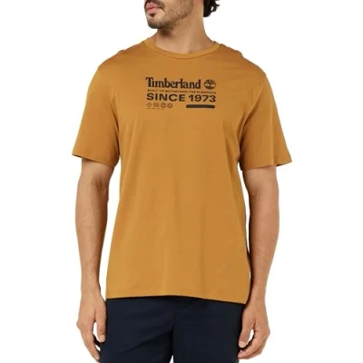 Imagen de Timberland Short Sleeve tee 1 Tier3 Camiseta, Wheat Boot, XL para Hombre