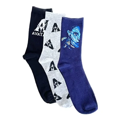 Imagen de ONOMATO! Avatar Calcetines para hombre (3 unidades), multicolor, 39 42