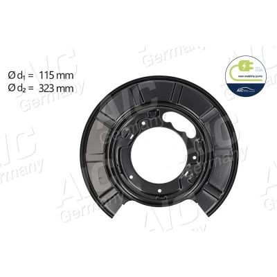 Imagen de AIC 70790 Chapa Protectora de Disco Freno Eje trasero izquierda MERCEDES BENZ: Viano, Vito Bus norauto, oscaro, mister auto