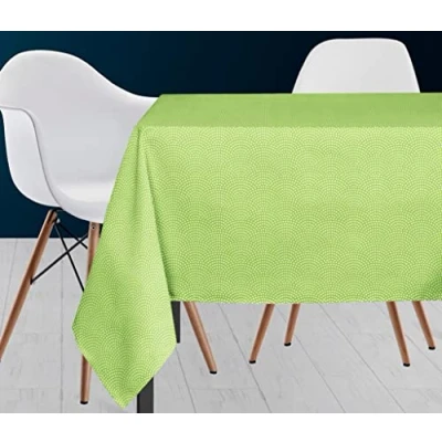 Imagen de Soleil d&#039;ocre Mantel, Cuadrado, Verde, 180 x cm