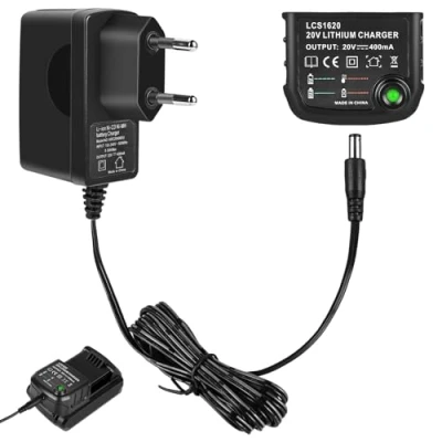 Imagen de cargador de litio 18 V/20 V, compatible con batería Black&amp;Decker iones para BL2018 LBXR20 OPE LB20 LBX20 LBX4020 LBXR2020