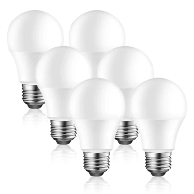 Imagen de EXTRASTAR Bombillas LED 9W E27, Luz Blanca Fría 6500K, 860Lm, Equivalente a 63W Bombilla Incandescente Halógena, No regulable, 6Pcs