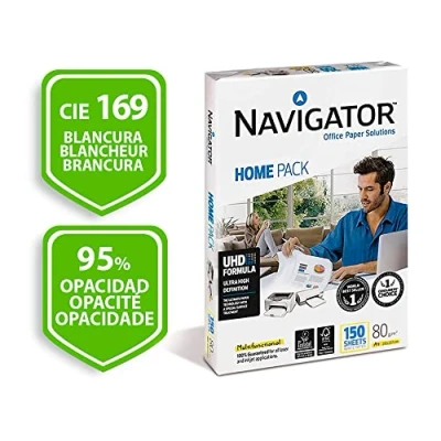 Imagen de PAPEL FOTOCOPIADORA NAVIGATOR DIN A4 80 GRAMOS PAQUETE DE 150 HOJAS