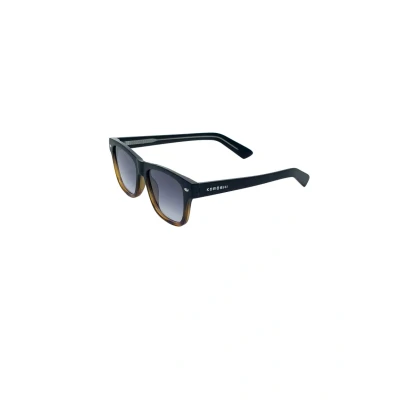 Imagen de Gafas de sol unisex negras mate bicolor con lentes degradadas