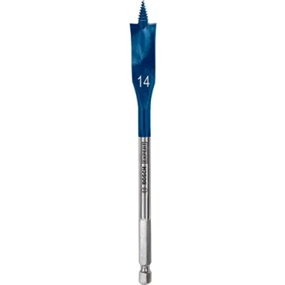 Imagen de Bosch Professional 1x Brocas fresadoras planas Expert SelfCut Speed (para Madera blanda, Aglomerado, Ø 14,00 mm, Longitud 152 accesorios Taladro de impacto rotativo)