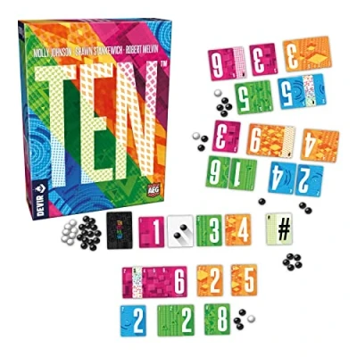 Imagen de Devir Ten, juego de mesa, cartas, mesa con amigos, para fiestas, 10 años, en solitario (BGTENEE)