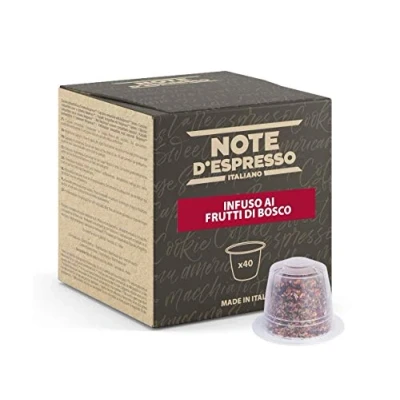 Imagen de Note d&#039;Espresso Frutas del Bosque Cápsulas de Tisana Compatibles con Cafeteras NESPRESSO* 40 caps