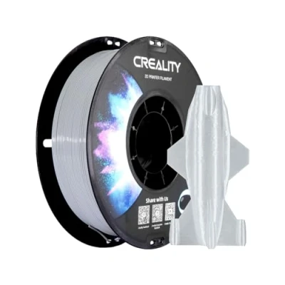 Imagen de Creality Filamento PETG 1.75mm para impresión 3D, Excelente Dureza, Alta Precisión, Sin Olor y Tóxico, A Prueba de Humedad, Brillante 1kg Impresora 3D