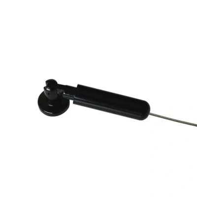 Imagen de GARDINIA Juego de tensores cable para montaje en pared o empotrado, Largo: 5 m, Todo el material fijación incluido, Metal / Negro mate