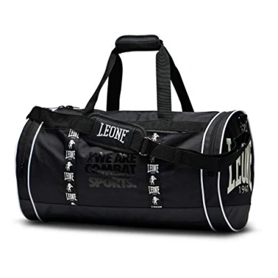 Imagen de LEONE 1947, Bolso Embajador, Unisex Adulto, Negro, Taglia Unica, AC937