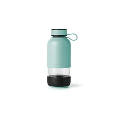 Imagen de Lékué Botella Vidrio con funda de silicona, Turquesa, 600 ml