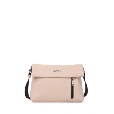 Imagen de Bandolera Antirrobo Pequeña KCB Strong Diseño Compacto y Resistente Seguro Ideal para Uso Diario Asas Ajustables 100% Vegano Color Beige