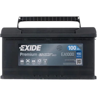 Imagen de EXIDE PREMIUM EA1000 Batería de arranque 12V 100Ah 900A B13 BMW: 5 Touring, Berlina, AUDI: A8 D3, A5 B8 Coupé, IVECO: DAILY 2 Kasten/Kombi, 3