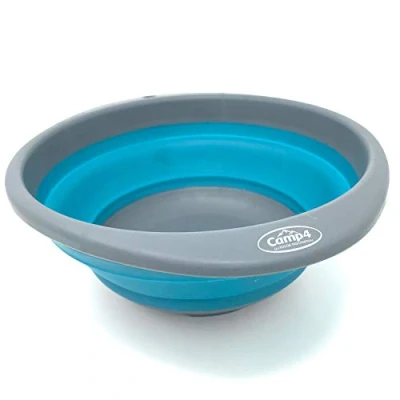 Imagen de Camp4 Cuenco Plegable (23,5 cm de diámetro), Color Gris y Azul