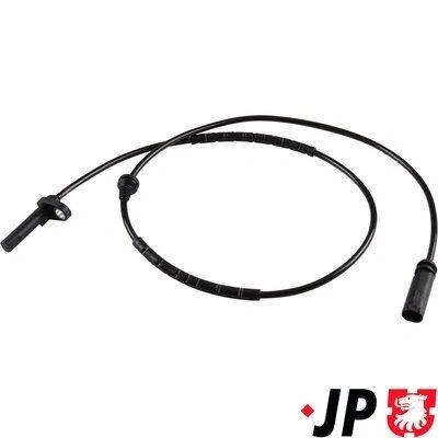 Imagen de JP GROUP 1497105500 Sensor de ABS Eje trasero izquierda, trasero, derecha activo 1020 negro BMW: X5