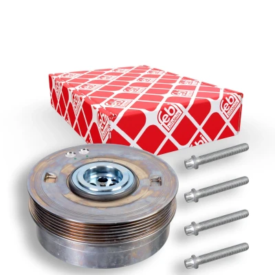Imagen de FEBI BILSTEIN 173069 Polea de cigüeñal 6PK 159 5 con tornillos, para BMW: 2 Gran Tourer, X1, Active MINI: Hatchback