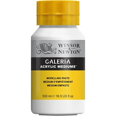 Imagen de Winsor &amp; Newton Galeria Aditivo para pintura acrílica Pasta modelar flexible (medium de empaste) frasco 500ml