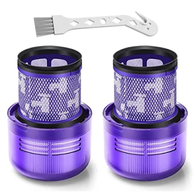 Imagen de Filtro para Dyson V11 SV14 Serie, Filtros de Repuesto Lavables Aspiradora Cyclone Animal Absolute Total Clean SV14, 2pcs HEPA Postfiltros, Reemplazo DY#970013 02