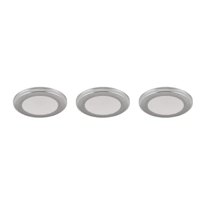 Imagen de Trio Lighting Downlight empotrada LED Argus RGBW mando 3ud cromo