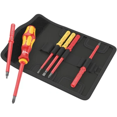 Imagen de Wera 05006604001 Kraftform Kompakt VDE 7 Imperial 1 Tool Finder, 6 piezas
