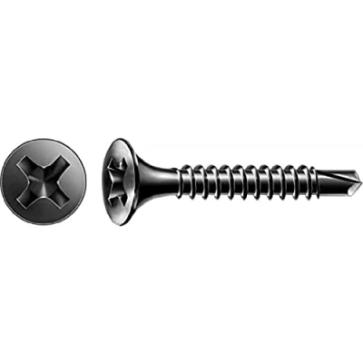 Imagen de SPAX GIX A 1091170390255 tornillos de rosca fina 3,9 x 25 mm, 1000 unidades, cabeza trompeta, Phillips H2, para yeso sobre soporte metal