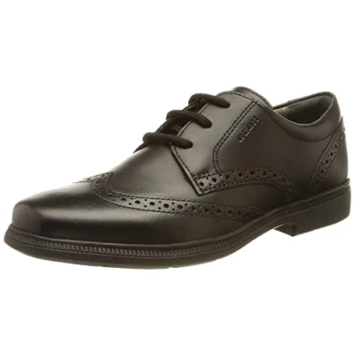 Imagen de Geox Jr Federico A, Zapatos para Niño, Negro (Black), 39 EU