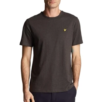 Imagen de Lyle &amp; Scott Plain Camiseta básica, Hombre, Talla: Large, Charcoal marl