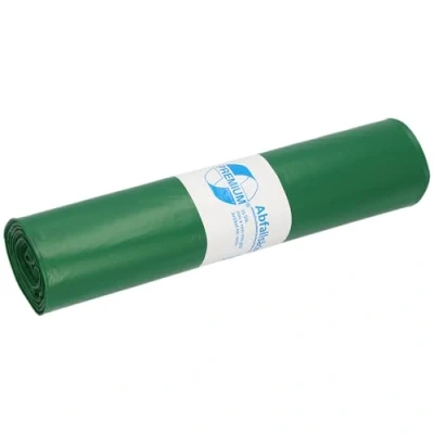 Imagen de DEISS PREMIUM Bolsas de basura (120 L), color verde