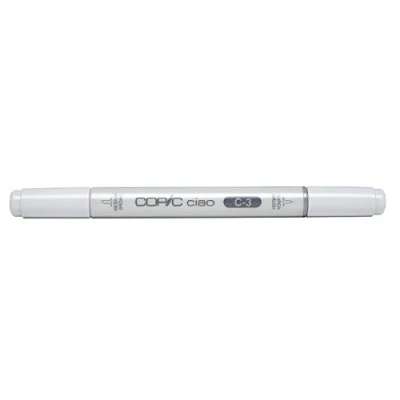 Imagen de COPIC Ciao Marcador Gráfico de Doble Punta, Gris (Cool Gray 3), 1.4 ml