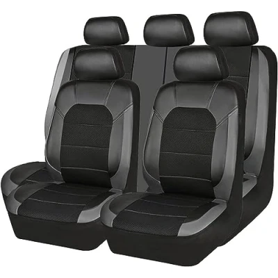 Imagen de ESUKAR Fundas Asientos Coche para Dacia Sandero Stepway 3.Gen 2.Gen 2012 2013 2014 2025 5 plazas, Universal Juegos De Cubreasientos Delanteros Y Traseros Funda Asiento Protector Accesorios