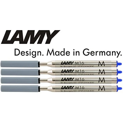 Imagen de Lamy M16 Mina para bolígrafo Ball Point (4 unidades, azul M)