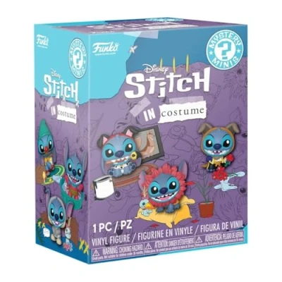 Imagen de Funko Mystery Mini Disney Stitch In Costume 1 of 12 To Collect Styles Vary Disney: Lilo &amp; Minifigura de Vinilo Coleccionable Idea Regalo Mercancia Oficial
