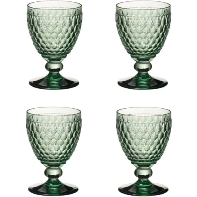 Imagen de Villeroy &amp; Boch Boston Juego de 4 copas vino tinto, 300 ml, color verde