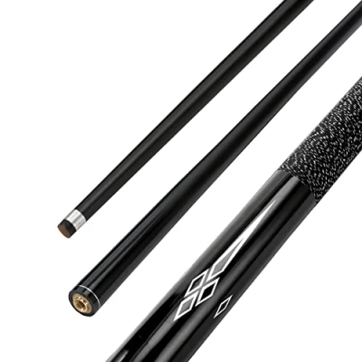 Imagen de PIASSO YRU Taco de Billar Fibra Carbono 1/2 Piscina Hecha A Mano Arce Mano, Punta 3 Dimensiones 19 21 Oz(Size:13MM)
