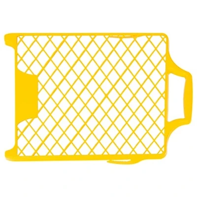 Imagen de HARDY WORKING TOOLS cubo pintura con rejilla, 10 Rejilla raspadora de Plastique, galvanizada eslora 40cm, Anchura 26cm, ejilla larga duración, A0145 223327