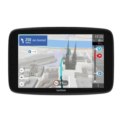 Imagen de TomTom GPS GO Navigator,Pantalla de 7&quot;, info tráfico en Tiempo Real, Prueba 12 Meses alertas radares tráfico, mapas Europa, actualiz. Wi Fi, Servicios Premium, Soporte magnético