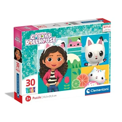 Imagen de Clementoni Puzzle Infantil 30 Piezas La Casa de Muñecas Gabby Desde 3 años (20281)