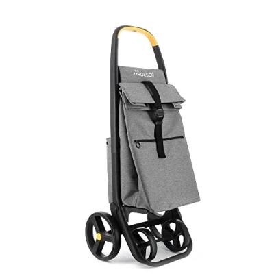 Imagen de Carro Rolser Clec ZD Eco 8 Plus Lemon 4 Ruedas Grandes Gris