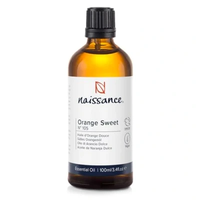 Imagen de Naissance Aceite Esencial de Naranja Dulce (No.105) 100ml 100% Puro, Vegano, No Diluido Para Relajación, Aromaterapia, Cuidado del Cuerpo, Difusor, Humificador