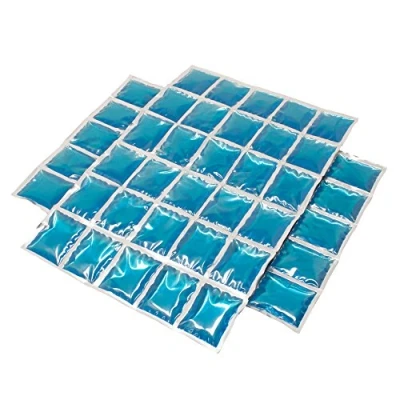 Imagen de ToCi Esterilla de refrigeración con 30 Celdas refrigeración, Paquete Hielo, cojín compresa frío, acumulador Elementos Flexibles, 38 x 25 cm