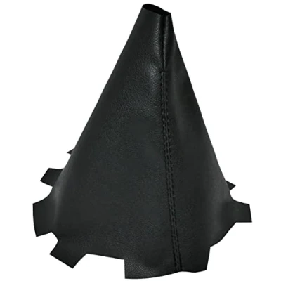 Imagen de AERZETIX C58928 Funda para palanca de cambios compatible con Hyundai i30 I 2007 a 2012 color: negro en piel sintética