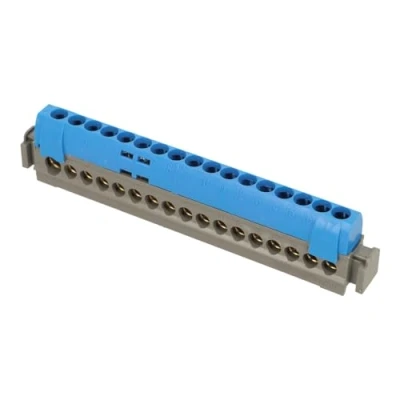 Imagen de Legrand reparticion standard Bornas neutro 1 entrada /16 salidas azul