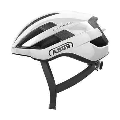 Imagen de ABUS casco WingBack para bicicleta de carretera sencillo conducción deportiva diaria y ocio adultos adolescentes blanco, talla M