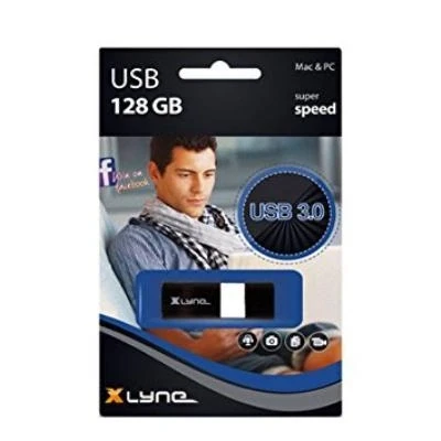 Imagen de Xlyne Wave Usb 3.0 128gb Negro, Color Blanco Unidad Flash Pendrive / Memoria