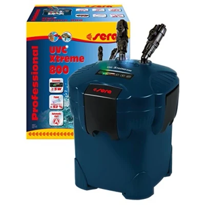 Imagen de Sera UVC Xtreme Filtro Exterior electrónico controlable para peceras con Amalgama integrada de 5 W (Reduce los Agentes patógenos, parásitos, Crecimiento Algas)