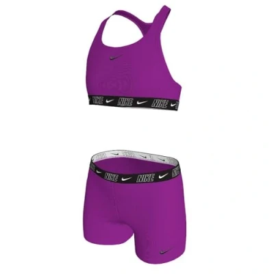 Imagen de Nike Performance Racerback Bikini SET para niños, Talla: 8 9a, Vivid purple