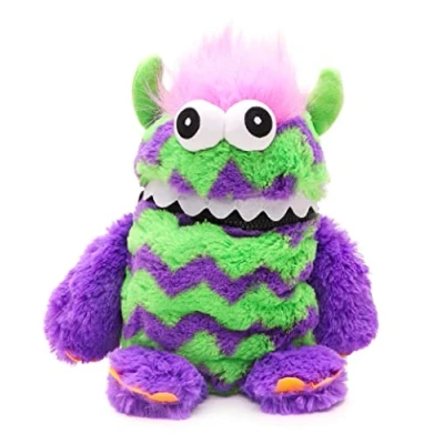 Imagen de Toyland® 9&quot; (23cm) Monstruo Preocupado de Color Púrpura y Verde Peluche Le Encanta Comerse Sus Preocupaciones