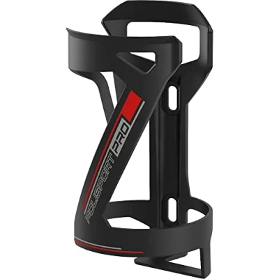 Imagen de POLISPORT 8646400003 Portabidón Side Cage Pro para Bicicleta MTB Ligero Resistente rápido de Montar en Color Negro/Rojo
