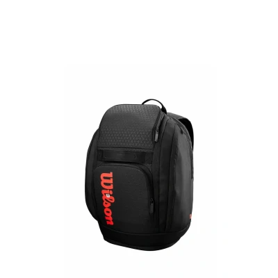 Imagen de WILSON Clash V3 Super Tour Mochila de tenis, color negro/infrarrojo, capacidad para hasta 2 raquetas