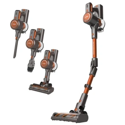 Imagen de Solac Turbobat Digital Flex 29.6V Aspirador Escoba, 1 Liter, Aluminio, Marrón y Cobre